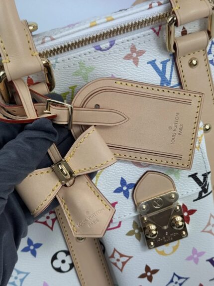 WHITE MULTICOLORED MONOGRAM - Image 6