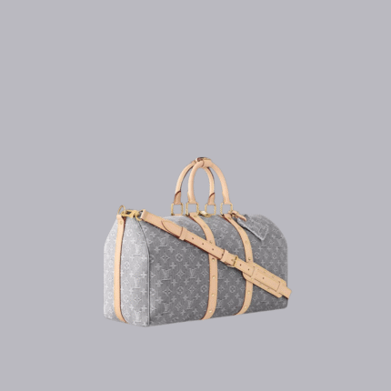 GREY MONOGRAM DENIM DUFFLE - Image 3