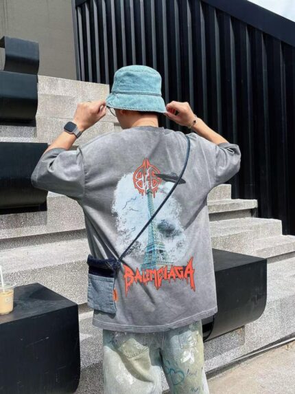 OVERSIZED BACK PRINT TSHIRT - Image 8