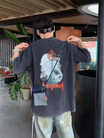 OVERSIZED BACK PRINT TSHIRT - Image 6