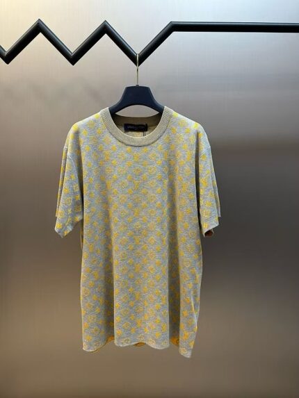 GREY MONOGRAM KNIT CREW NECK - Image 4