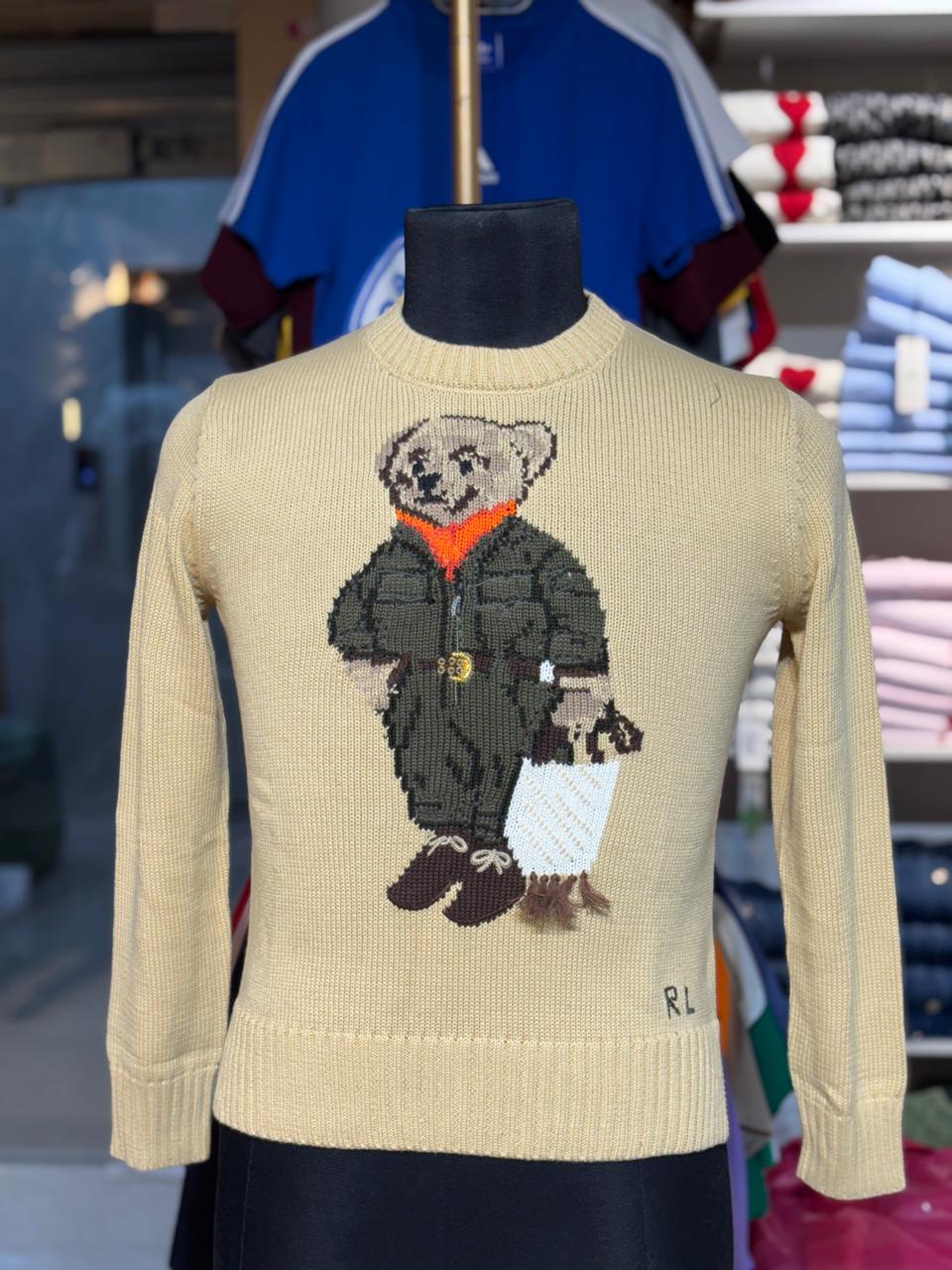 27632513-1755173227199 BEIGE SHE BEAR PULLOVER - Image 1