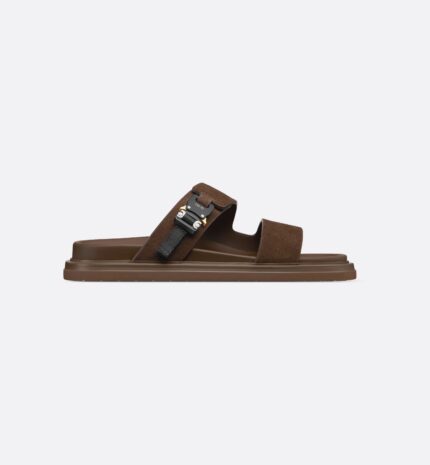 AQUA SANDAL DEEP BROWN SUEDE - Image 3