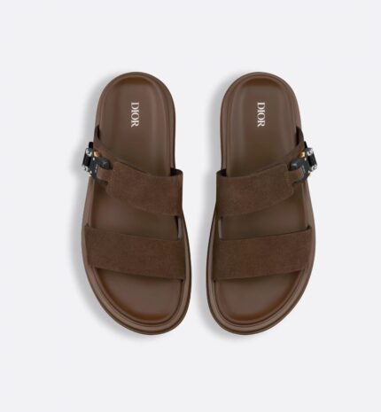 AQUA SANDAL DEEP BROWN SUEDE