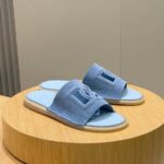 SUEDE SLIDES