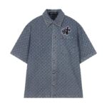 OVERSIZED DENIM CROSS SHIRT