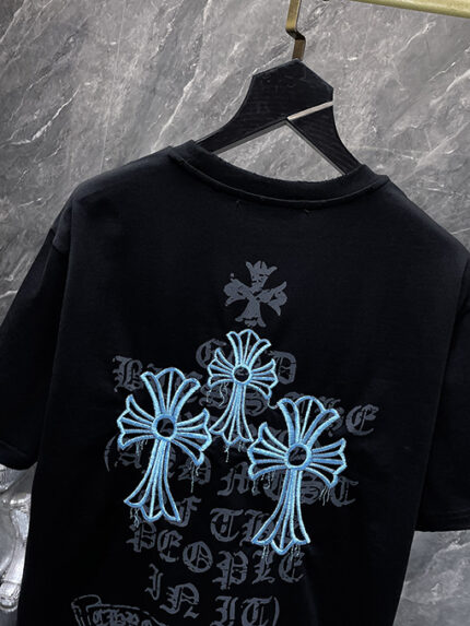 RELAXED CROSS EMBROIDERY TEE - Image 10