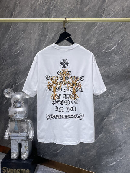 RELAXED CROSS EMBROIDERY TEE - Image 6