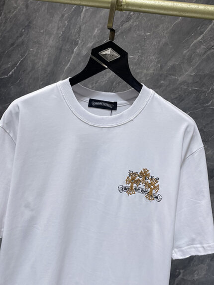 RELAXED CROSS EMBROIDERY TEE - Image 5