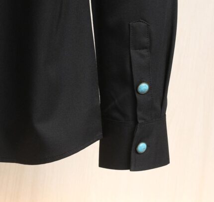 CRYSTAL MONOGRAM DRESS SHIRT - Image 5