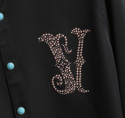 CRYSTAL MONOGRAM DRESS SHIRT - Image 3