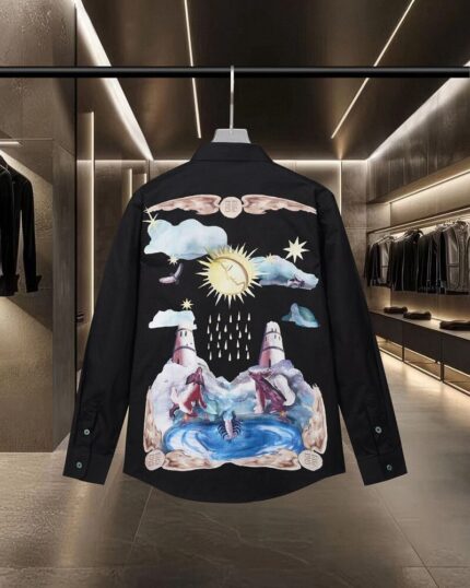 BLACK BACK DESIGNE SHIRT - Image 5