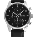 BLACK ANALOGUE CLASSIC WATCH