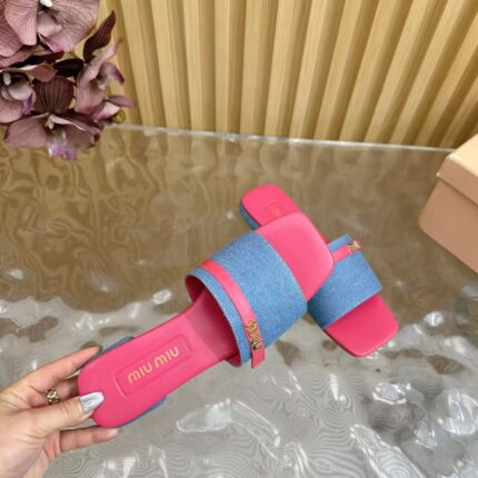 DENIM PINK SLIPPER - Image 3