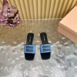 DENIM BLACK LOGO SLIPPER