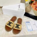 YELLOW BLACK EMBROIDERED SANDAL