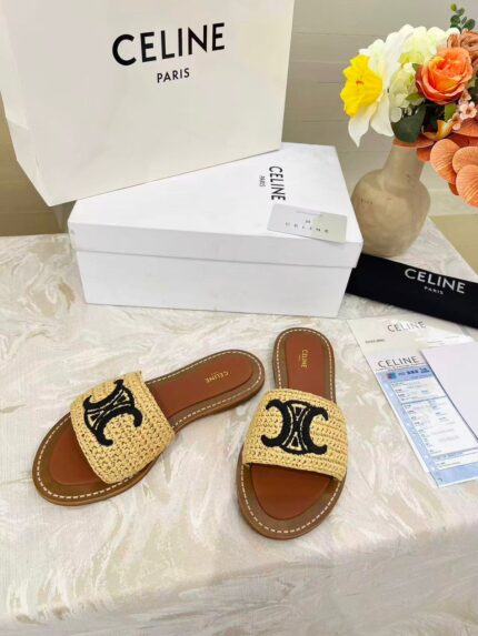 YELLOW BLACK EMBROIDERED SANDAL - Image 5