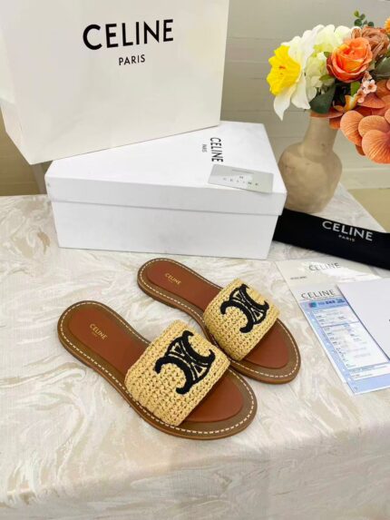 YELLOW BLACK EMBROIDERED SANDAL - Image 3