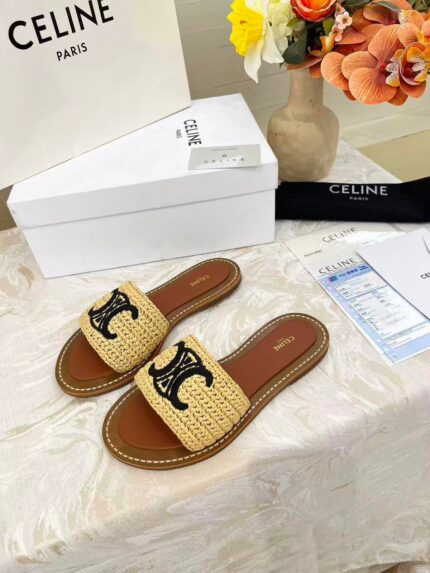 YELLOW BLACK EMBROIDERED SANDAL - Image 4