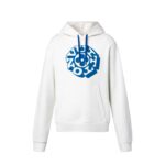 ROUND BLUE PRINT HOODIE