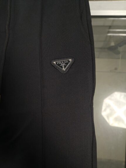 DRAWSTRING BLACK JOGGERS - Image 3