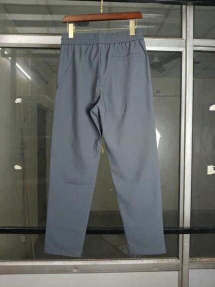 GREY ZIP-POCKET TRACK PANTS - Image 3