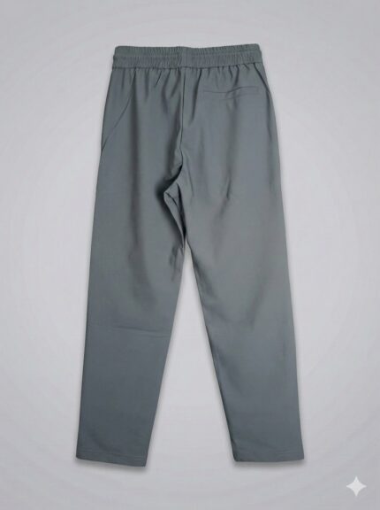 GREY ZIP-POCKET TRACK PANTS - Image 5