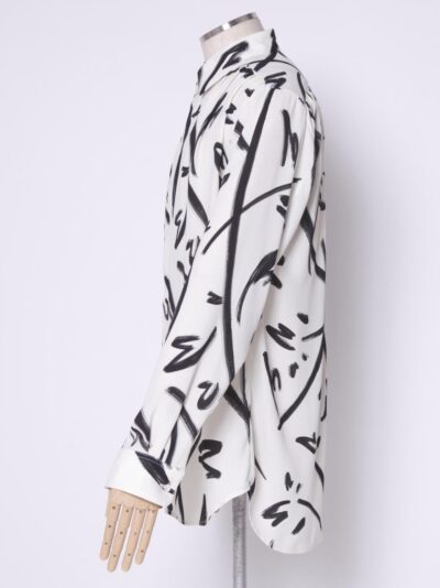 HUNT CLUB Men Black & White Abstract Printed Shirt - Image 2