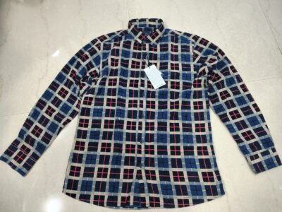 Men’s Smart Casual Windowpane Check Shirt