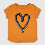 Sequin Heart/Rock Angel T-Shirt