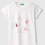 Charming ballet-inspired girls tee