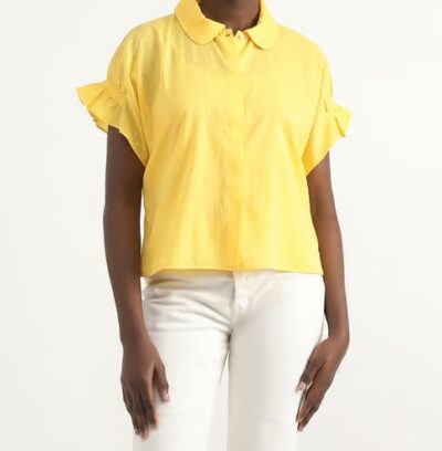 United Colors of Benetton Purple Cotton Shirt