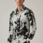 HUNT CLUB Men Slim Fit Opaque Printed Casual Shirt