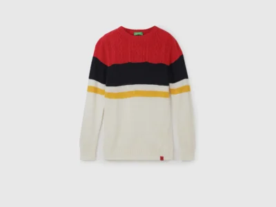 Regular Fit Round Neck Printed Sweater