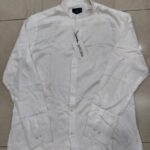 Men’s White Luxe Embroidery Shirt