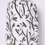 HUNT CLUB Men Black & White Abstract Printed Shirt
