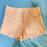 United Colors of Benetton Orange Denim Shorts